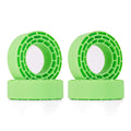 INJORA Silicone Rubber Tire Inserts 4-Pack Green for 68-72mm x 24-27mm 1.3" RC Tires