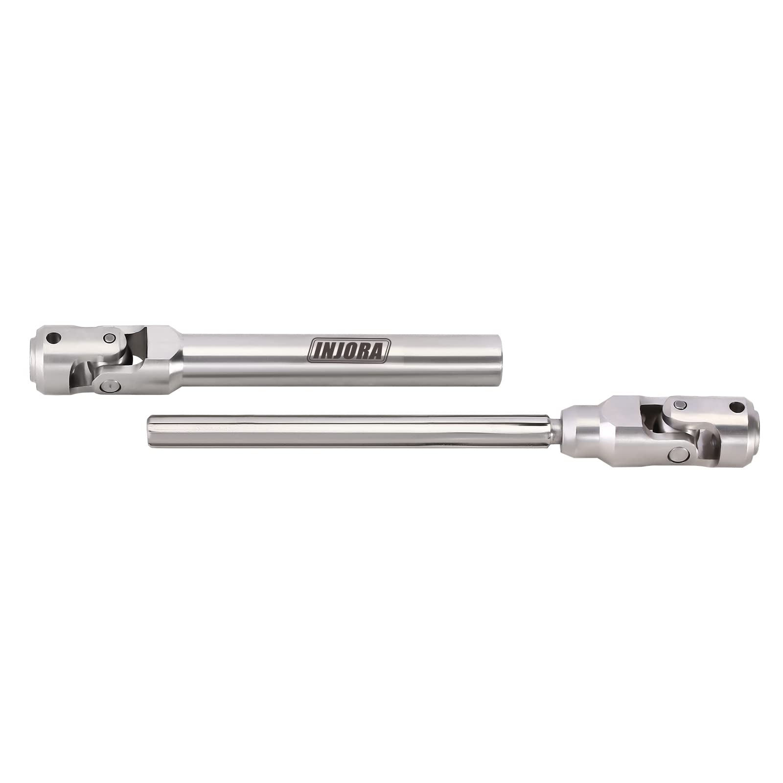 INJORA Stainless Steel Drive Shaft (119-159mm) for 1/10 RC Crawler – SCX10, TRX4, Gen8 Upgrade