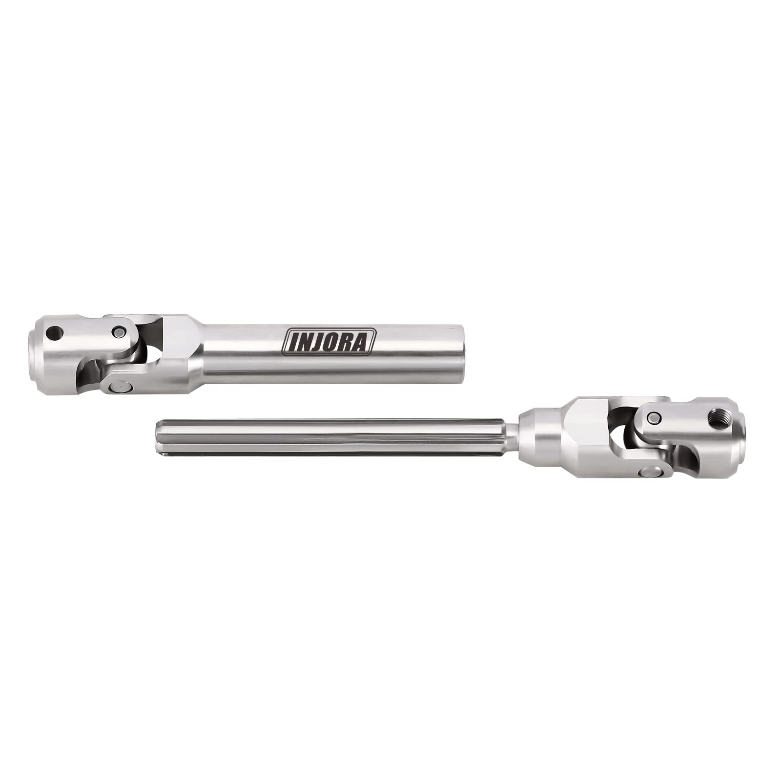 INJORA Stainless Steel Heavy-Duty Drive Shaft for 1/10 RC Crawlers (104-139mm)
