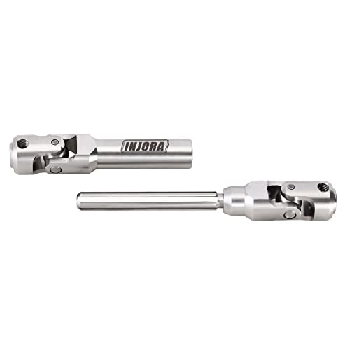 INJORA Stainless Steel Heavy-Duty Drive Shaft for Axial SCX10 TRX4 Redcat Gen8 (94-119mm)