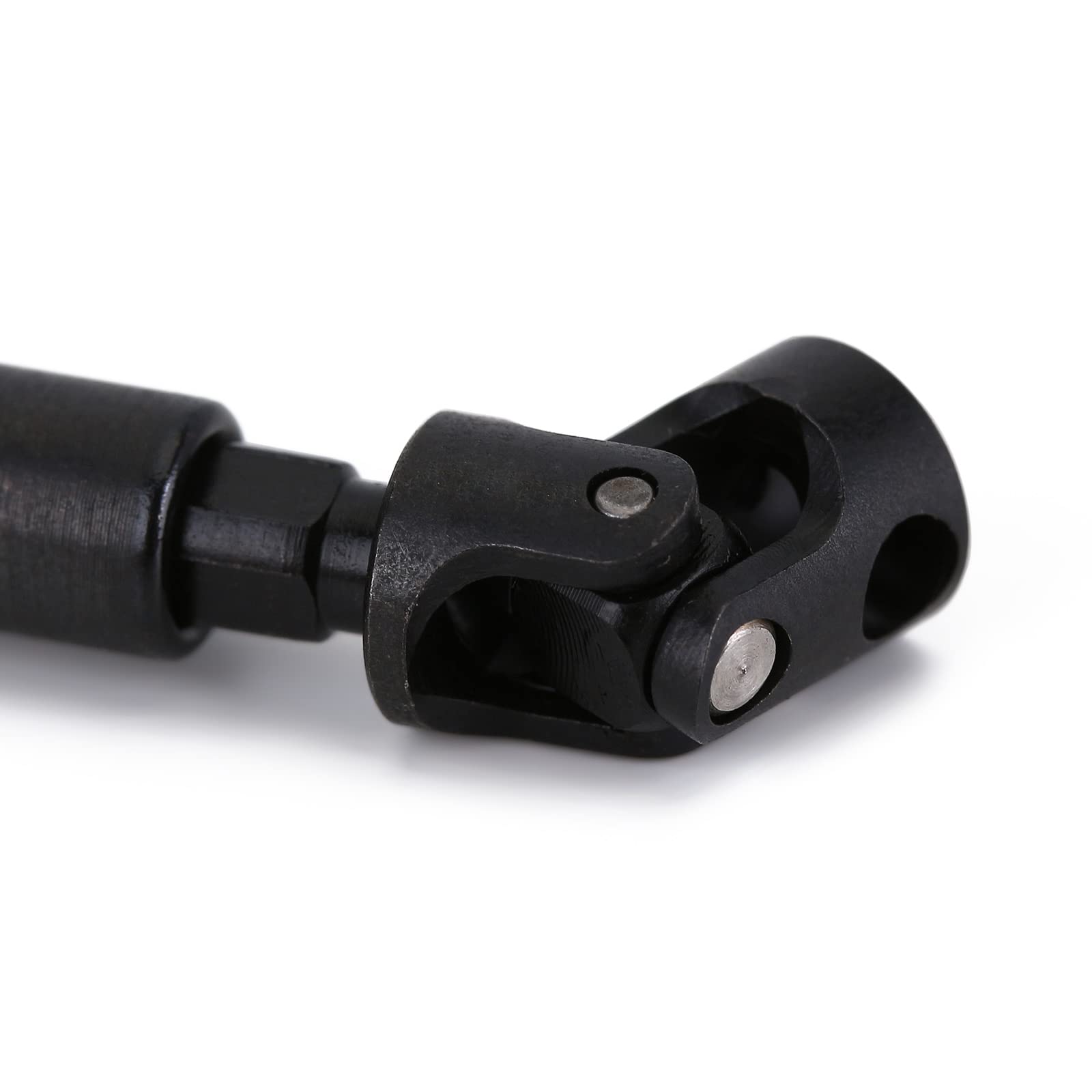 INJORA Steel Drive Shaft 2-Pack for Axial SCX24 C10 JLU Bronco Base Camp 4Runner - 17g Upgrade