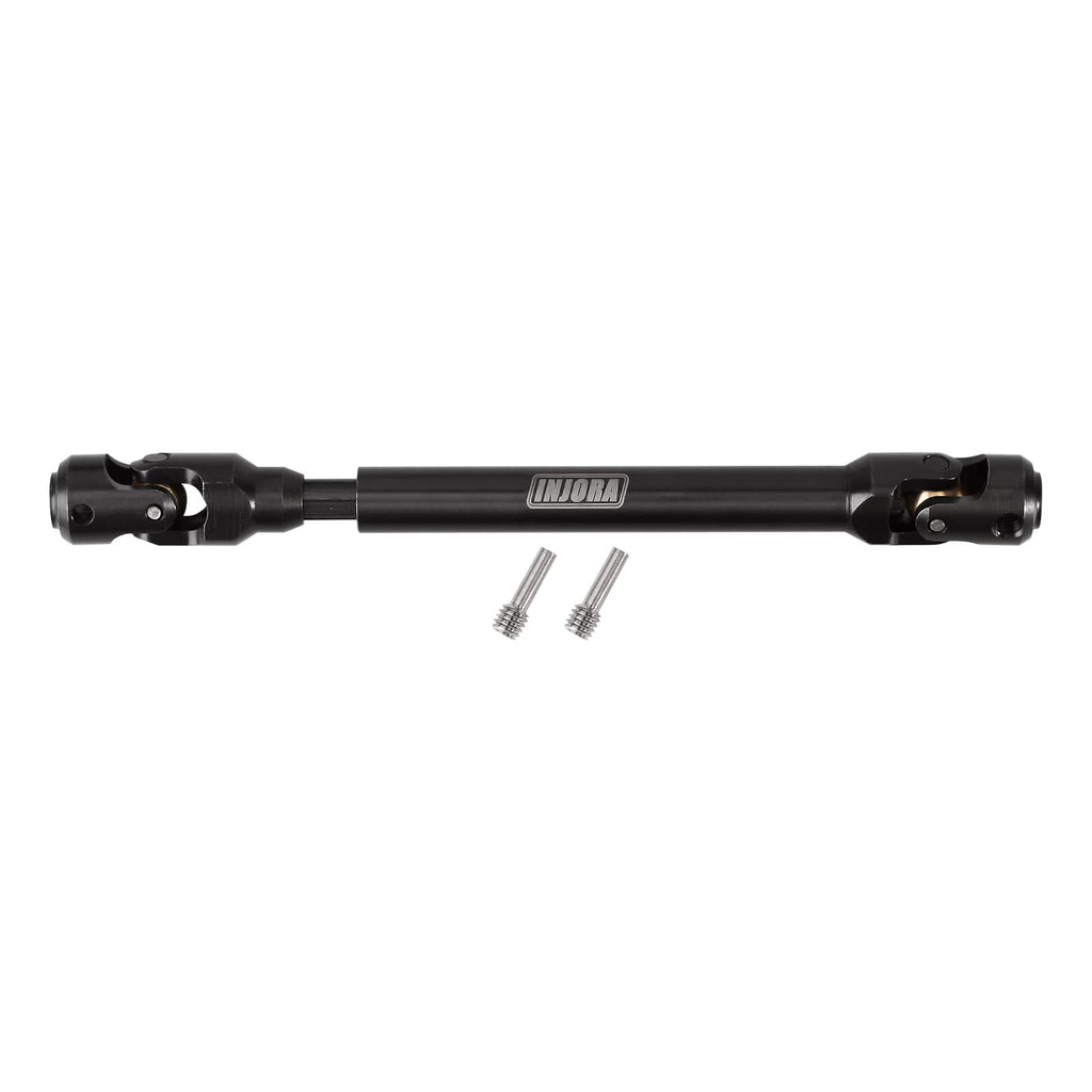 INJORA Steel Heavy-Duty Drive Shaft for 1/10 RC Crawler (129-179mm) - Fits SCX10, TRX4, Redcat Gen8