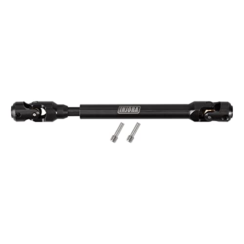 INJORA Steel Heavy-Duty Drive Shaft for 1/10 RC Crawler (129-179mm) - Fits SCX10, TRX4, Redcat Gen8