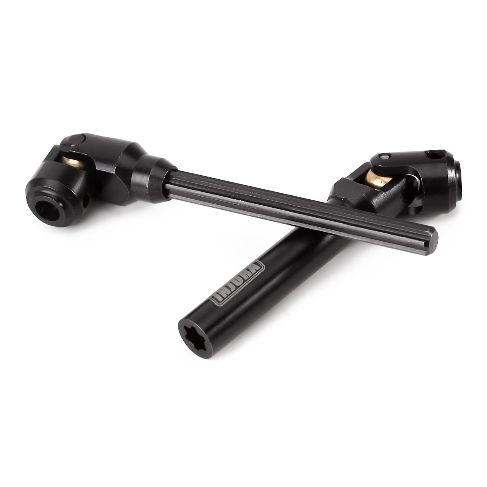 INJORA Steel Heavy-Duty Drive Shaft for 1/10 RC Crawlers (104-139mm)