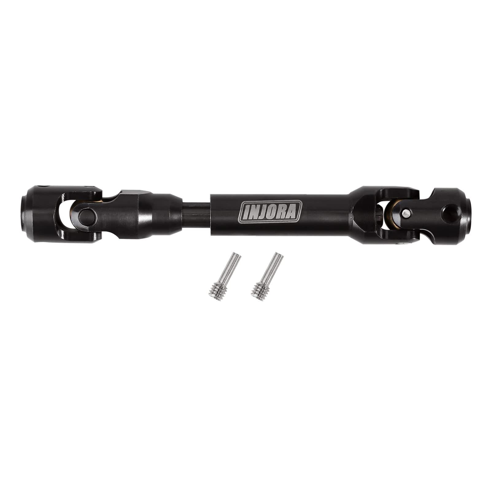 INJORA Steel Heavy-Duty Drive Shaft for 1/10 RC Crawlers (94-119mm) – Fits SCX10, TRX4, Redcat Gen8