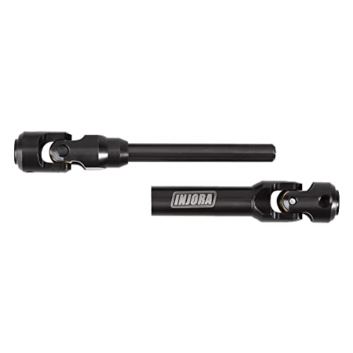 INJORA Steel Heavy-Duty Drive Shaft for 1/10 RC Crawlers (94-119mm) – Fits SCX10, TRX4, Redcat Gen8