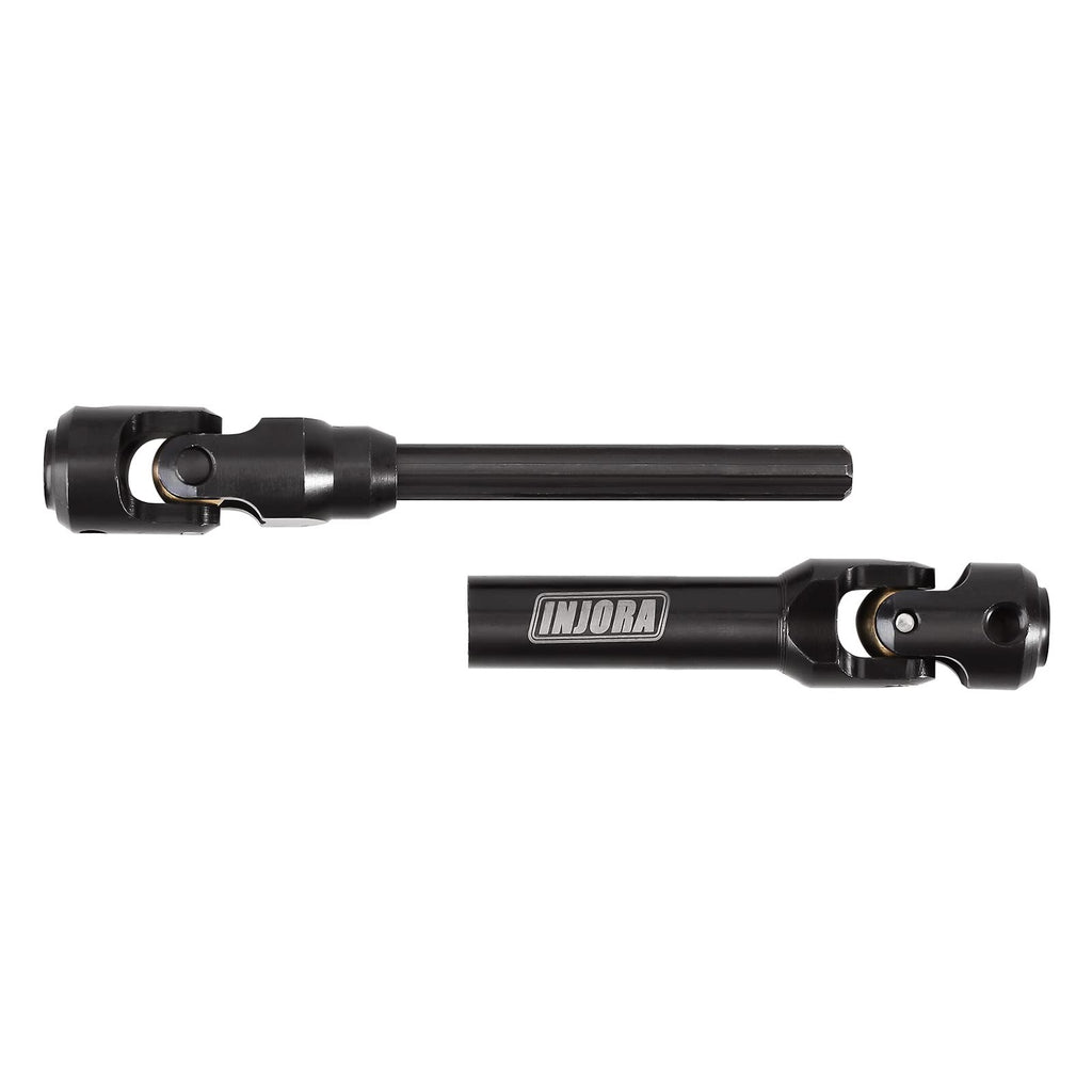 INJORA Steel Heavy-Duty Drive Shaft for 1/10 RC Crawlers (94-119mm) – Fits SCX10, TRX4, Redcat Gen8