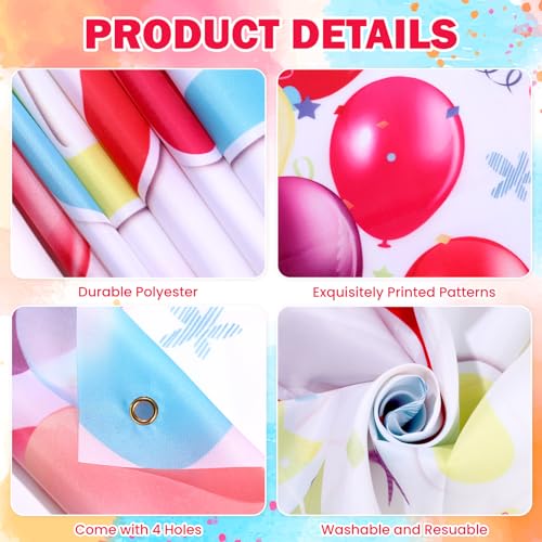 Innovoscape Welcome Home Decor - 118x20 inch Rainbow Banner & 24 Latex Balloons for Military Homecoming, Housewarming
