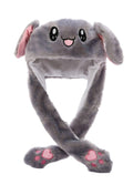 Interactive Moving Ear Bunny Hat – Wiggle Ear Plush Headband for Cosplay, Easter & Halloween
