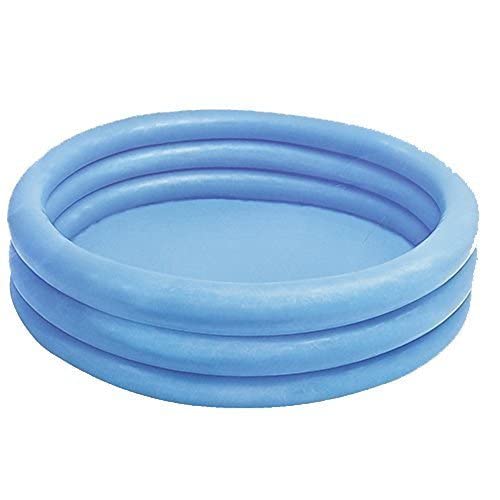 Intex Crystal Blue Inflatable Kiddie Pool – 45-Inch Round Pool for Toddlers