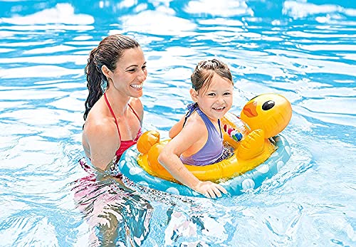 Intex Inflatable See Me Sit Pool Rider for Toddlers (Animal Design Varies)