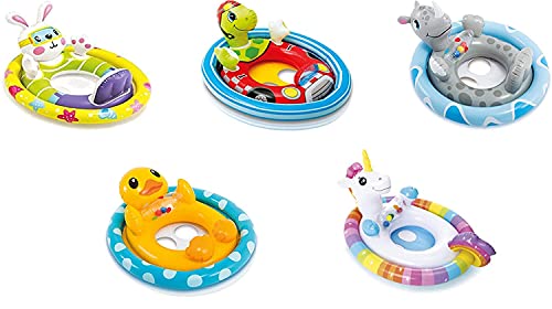 Intex Inflatable See Me Sit Pool Rider for Toddlers (Animal Design Varies)