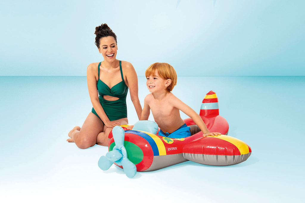 Intex Pool Cruiser Set of 3 Inflatable Pool Floats – Fish, Race Car, Plane