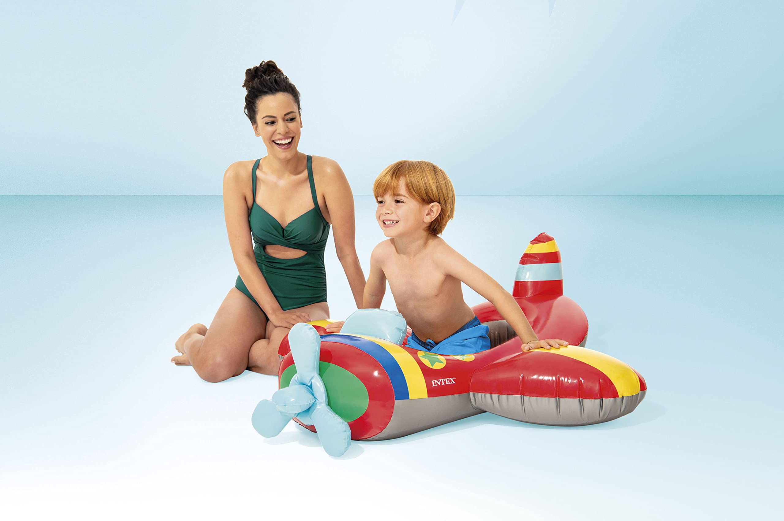 Intex Pool Cruiser Set of 3 Inflatable Pool Floats – Fish, Race Car, Plane