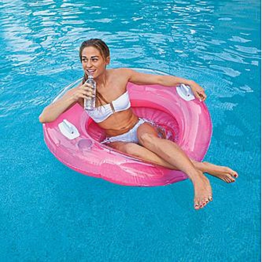 Intex Sit 'n Lounge Inflatable Pool Float - 47-Inch Vinyl Float for Ages 8+ (Colors May Vary)