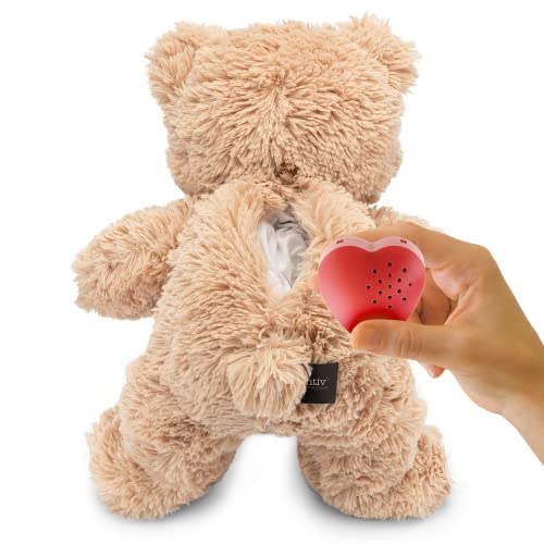 Inventiv 60 Second Voice Recorder Module for Plush Toys - Record Custom Messages in Red
