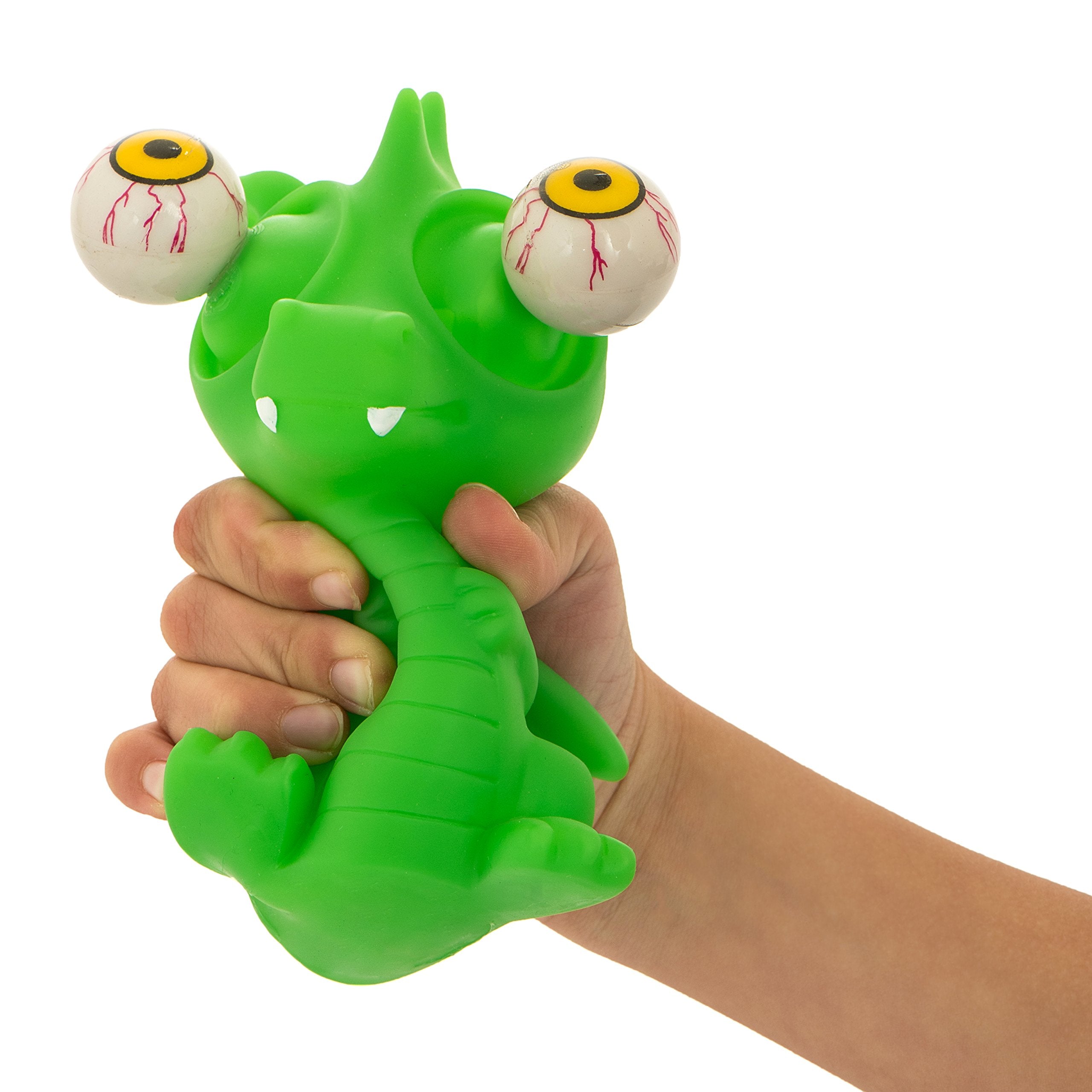 IPIDIPI TOYS Flippy Dragon Squishy Toy – Eye Popping Stress Relief Fidget for Kids & Adults