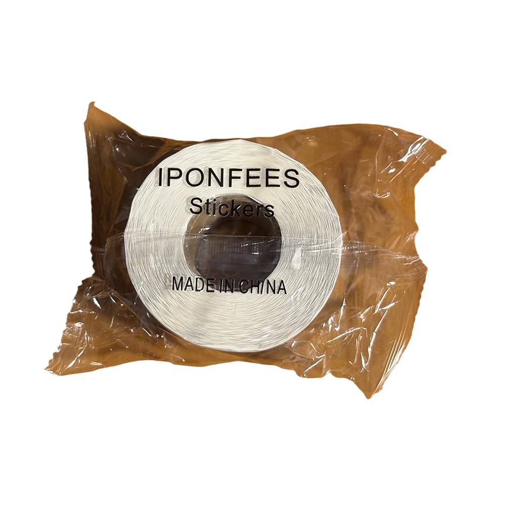 IPonfees 600-Pack Happy 40th Birthday Stickers Roll, Black and Gold 1.5-Inch Round Labels, 8 Unique Designs