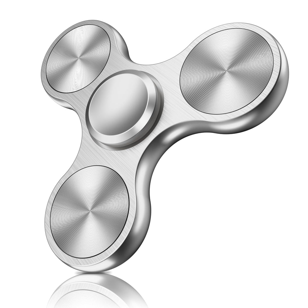 Isapral Metal Fidget Spinner – Stainless Steel Bearing, 4-8 Min Spins, Stress & Anxiety Relief for Kids and Adults