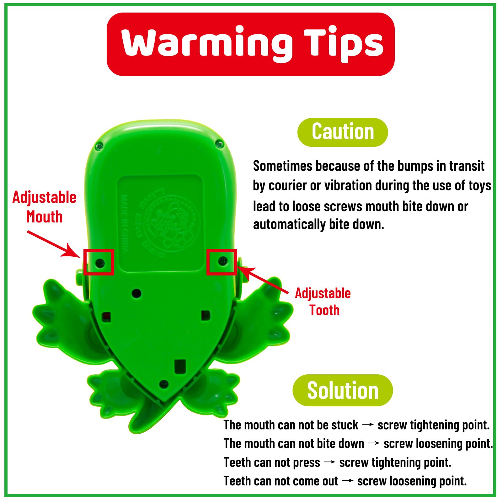 iShyan Crocodile Teeth Game for Kids - Biting Finger Dentist Toy, 1-4 Players, Portable Travel Game