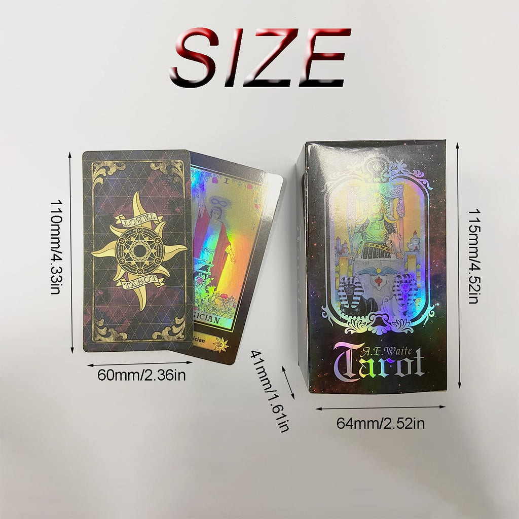 IXIGER Tarot Cards 78 Deck with Guide Book and Gift Bag for Beginners & Experts