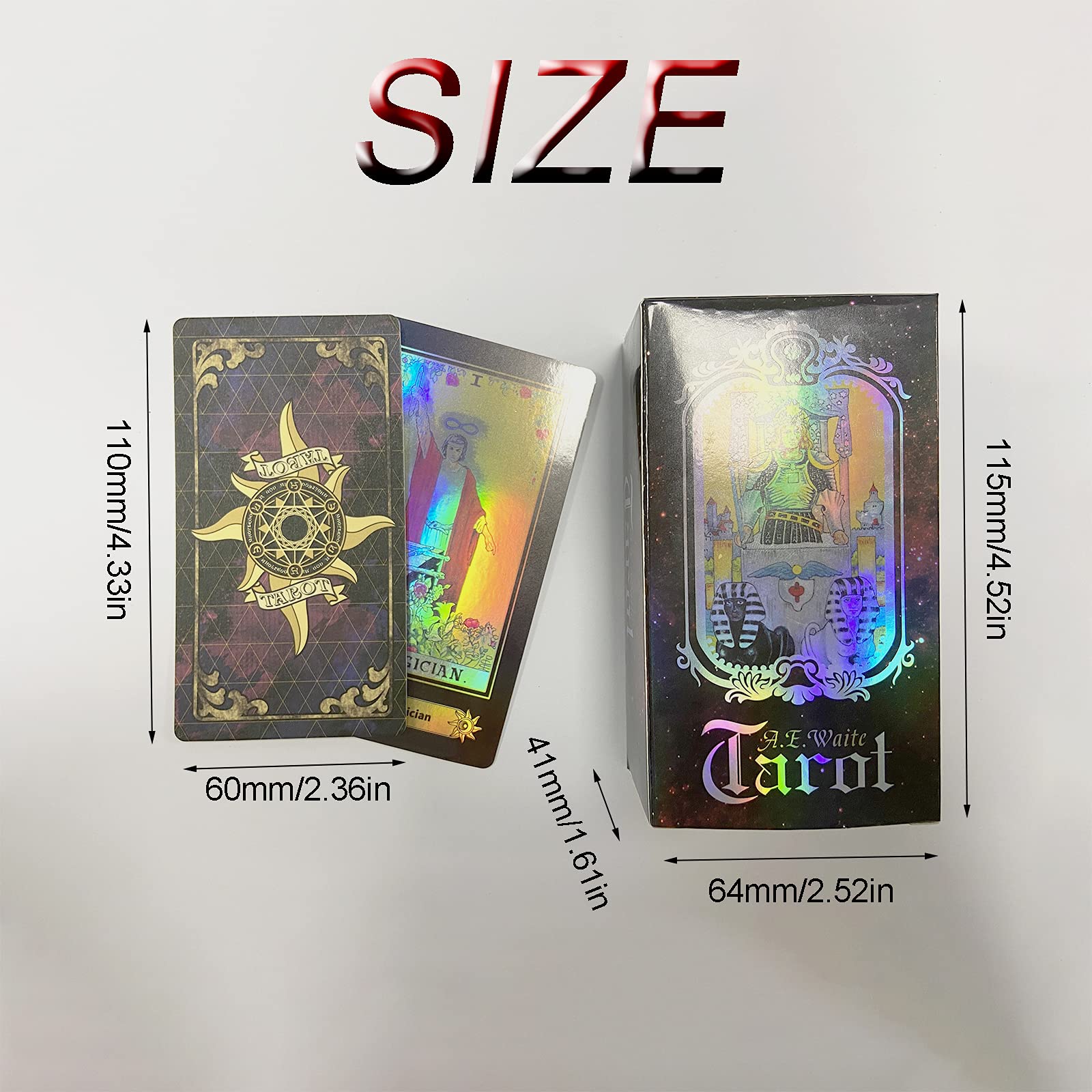 IXIGER Tarot Cards 78 Deck with Guide Book and Gift Bag for Beginners & Experts