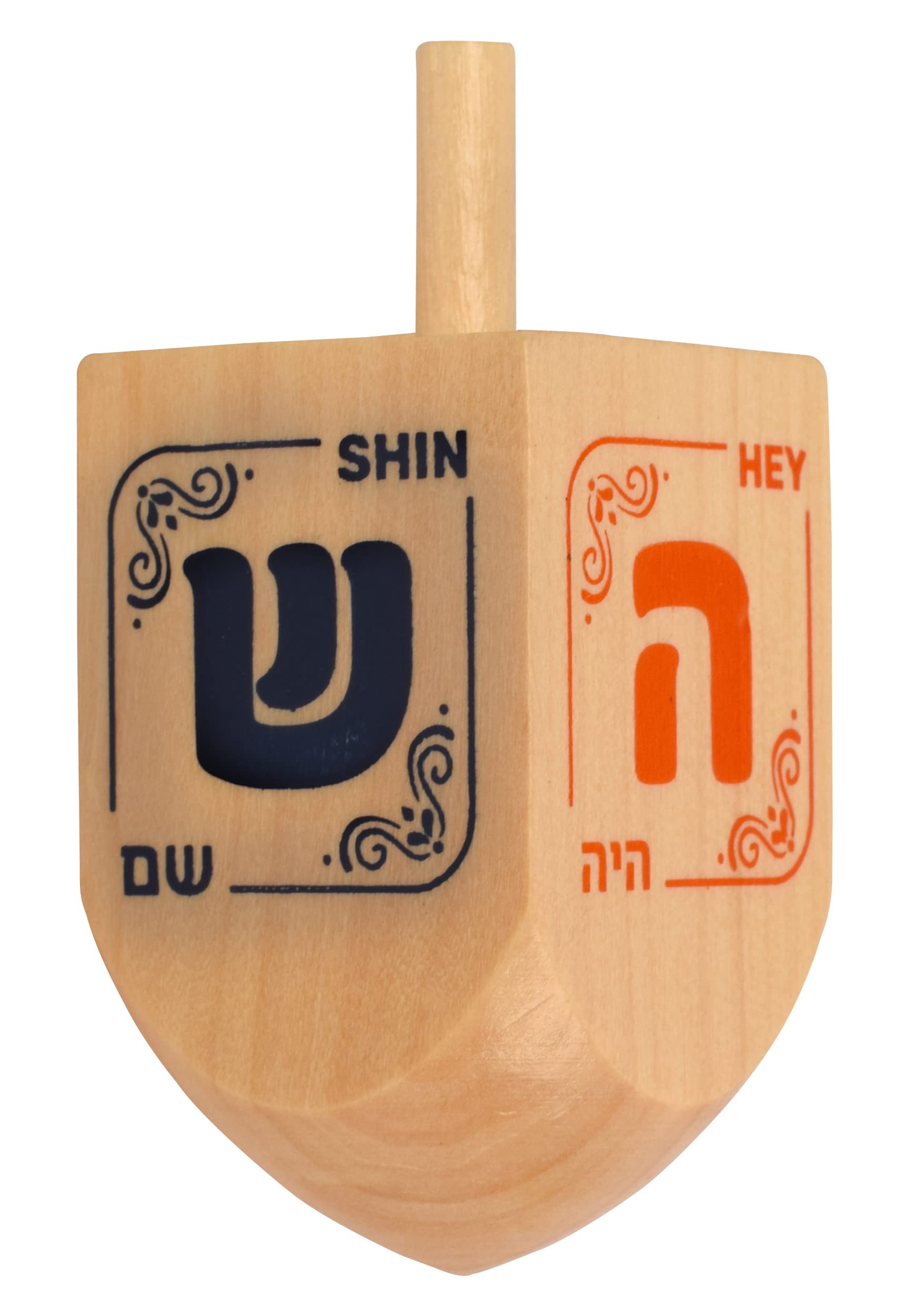 Izzy 'n' Dizzy Bulk Wood Dreidels – Pack of 30 for Chanukah Games, Party Favors, and Gift Bags