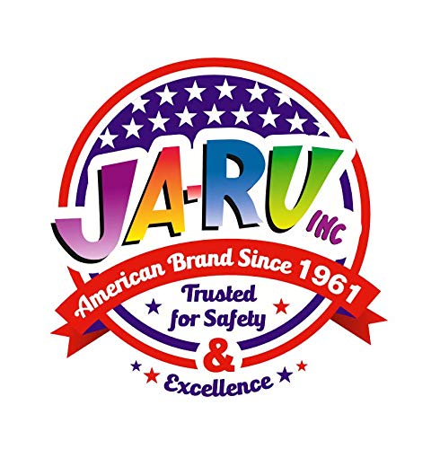 JA-RU Googly Puffer Ball 2-Pack – Stretchy Sensory Fidget Toy with Rubber Spikes and Finger Loop