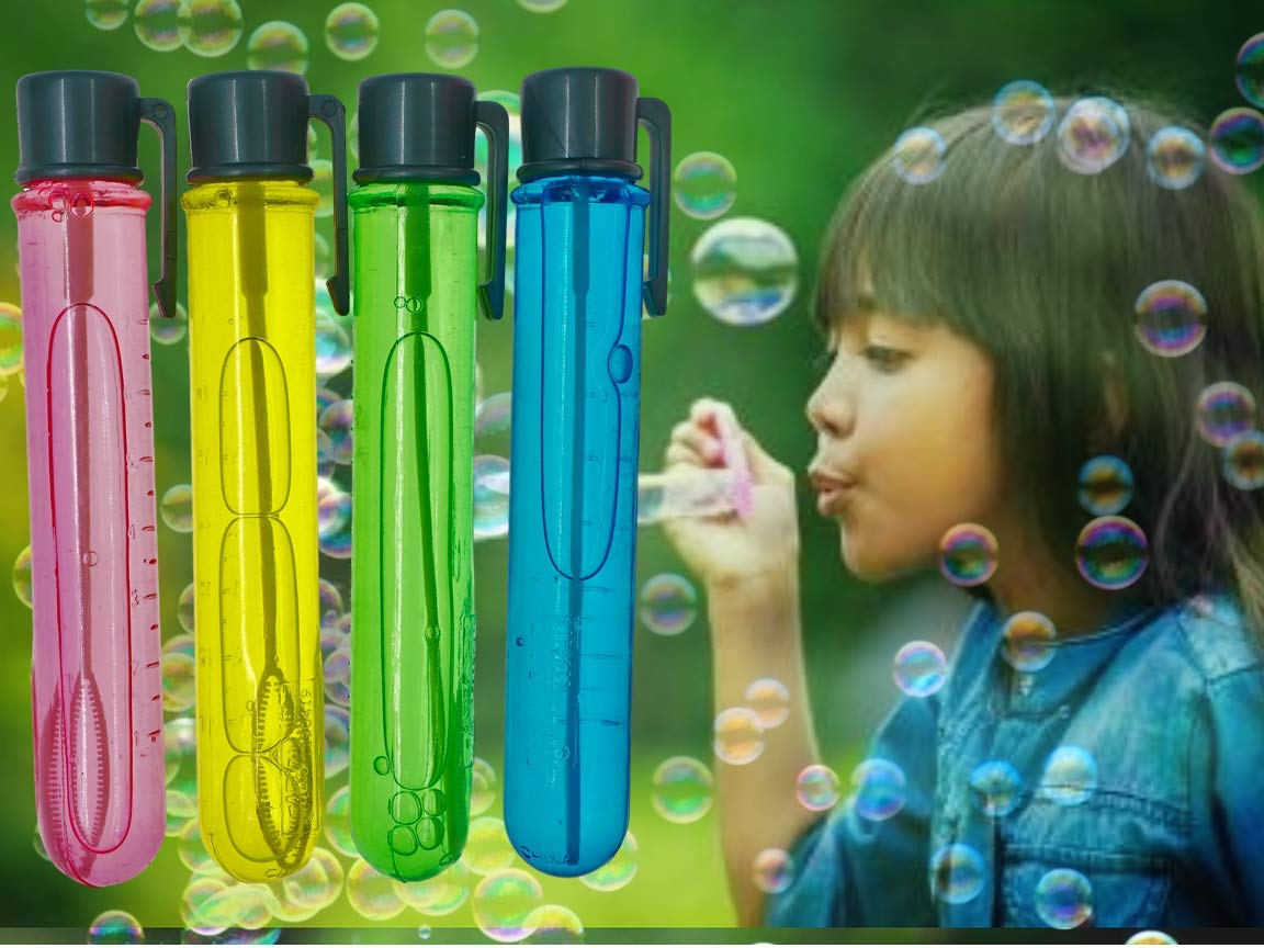 JA-RU Grab a Bubble Mini Bubble Wands 6-Pack - Touchable Bubbles Party Favors
