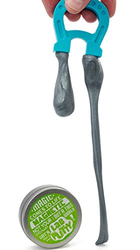 JA-RU Lab Putty Magnetic Slime - Non-Sticky Putty with Magnet and Tin, Sensory Fidget Toy for Kids Ages 8+