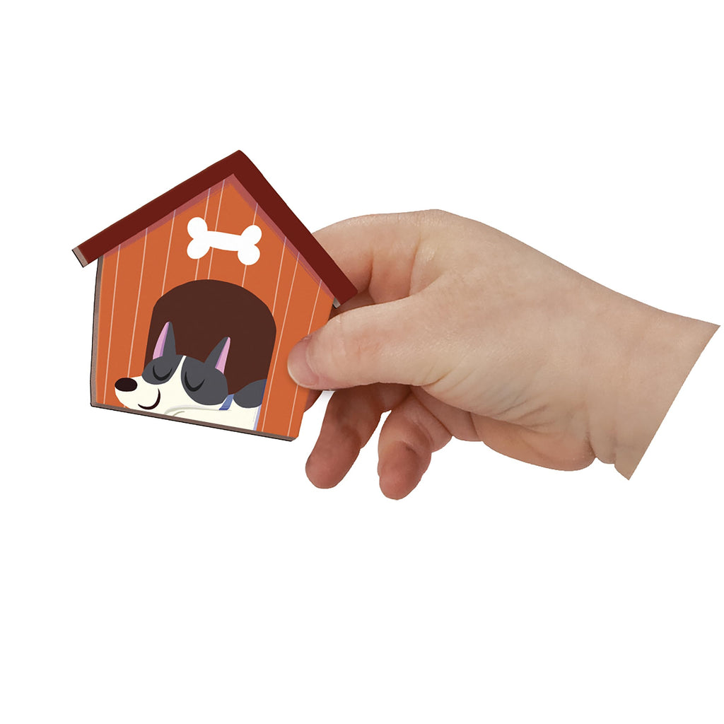 Janod Magnéti'stories Domestic Animals Magnetic Book – 30 Magnets for Kids Ages 3-8