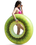Jasonwell 45-Inch Green Inflatable Pool Float – Large Vinyl Raft for Adults and Kids