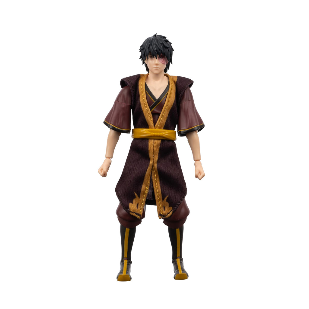 Jazwares Avatar: The Last Airbender Zuko (Book Three) 6.5-Inch Action Figure with Fire Bending Effect and Alternate Faceplate
