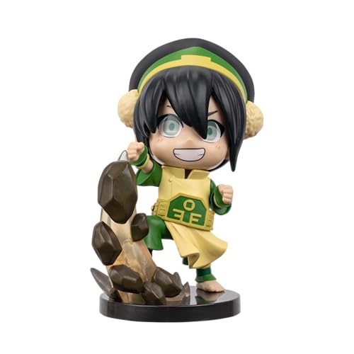Jazwares Avatar Toph 4-Inch Kawaii Mini Figure with Display Base