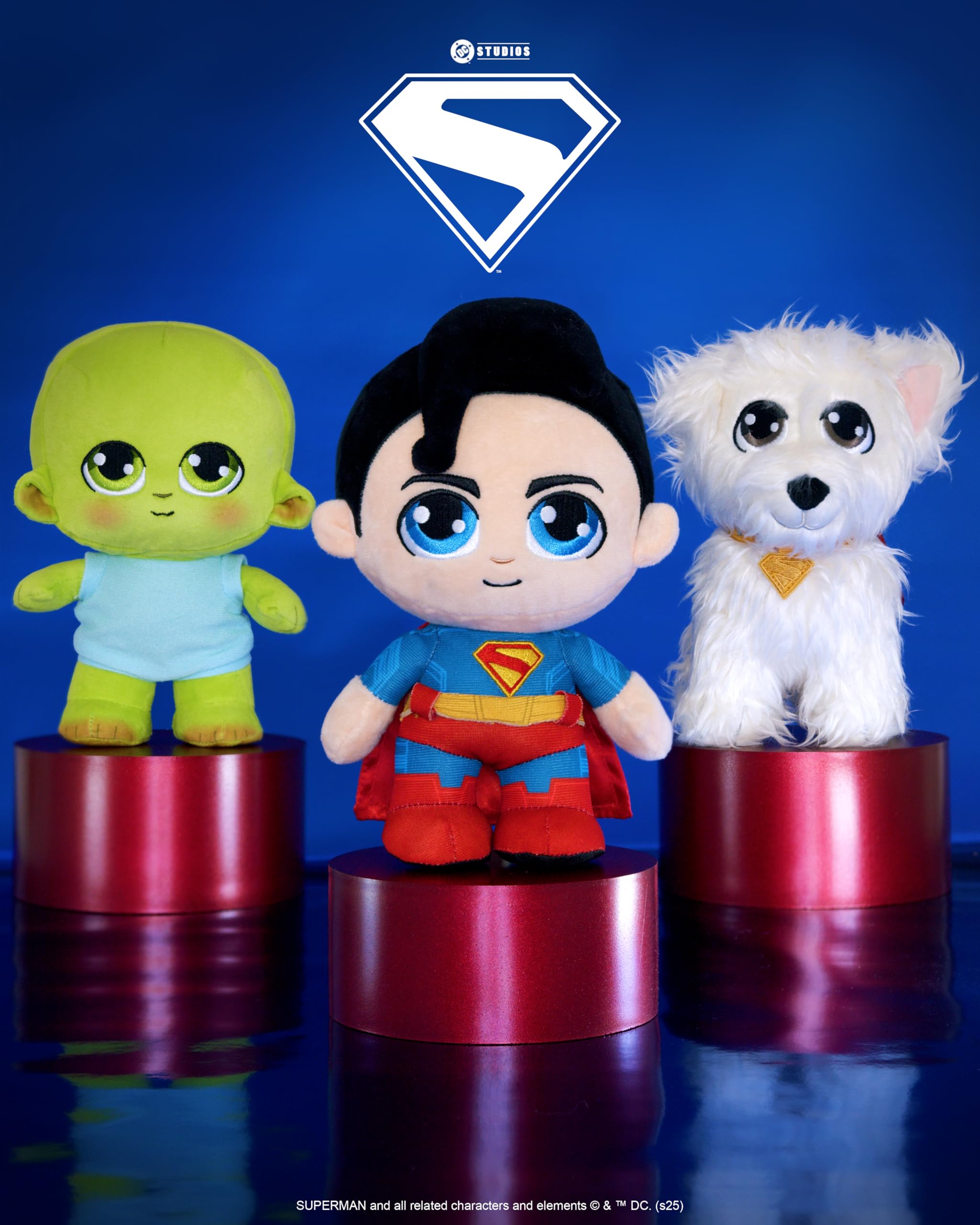 Jazwares DC Superman Legacy Krypto Plush - 8-Inch Soft Toy, Officially Licensed Collectible
