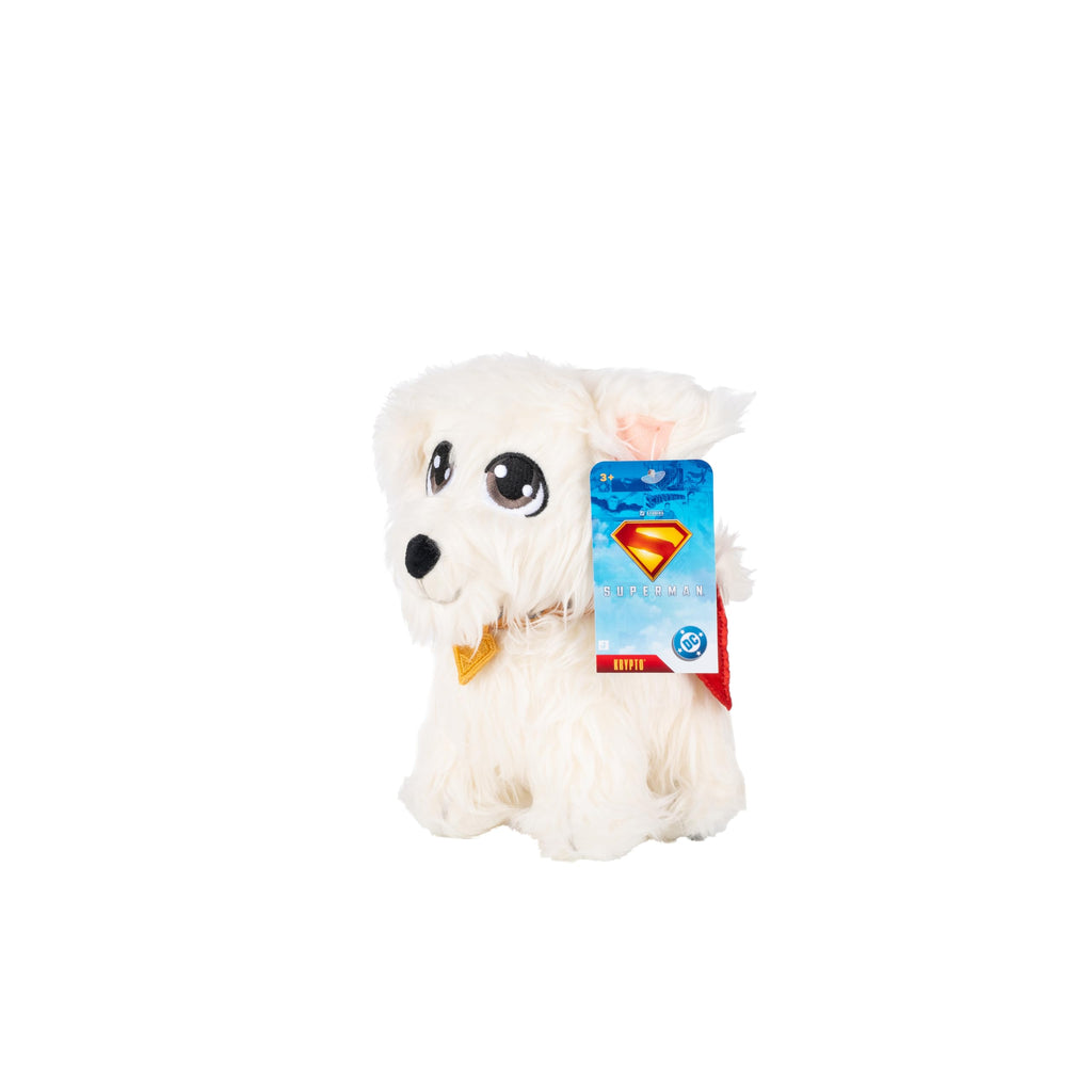 Jazwares DC Superman Legacy Krypto Plush - 8-Inch Soft Toy, Officially Licensed Collectible