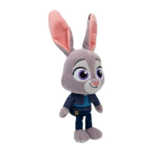 Jazwares Disney Zootopia 2 8-Inch Plush Judy Hopps - Ultra-Soft Stuffed Animal for Kids 3+