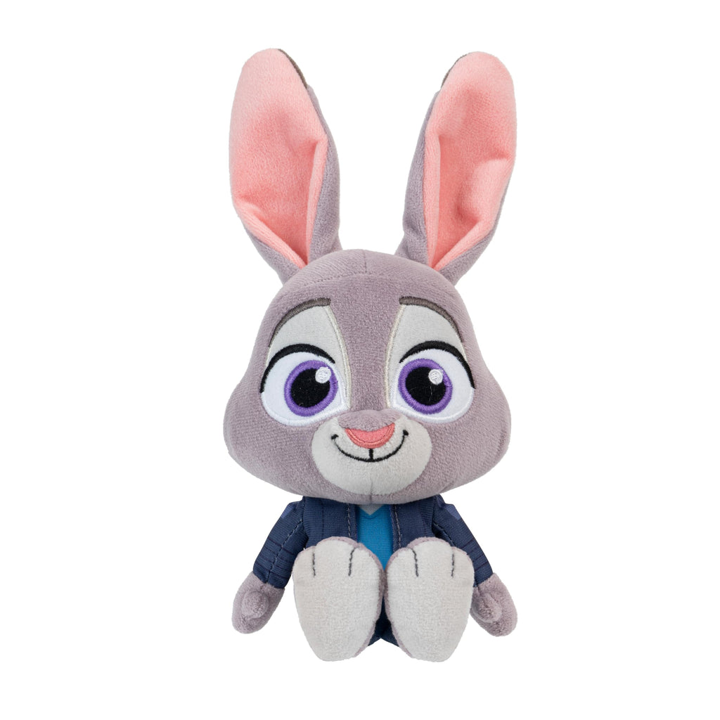 Jazwares Disney Zootopia 2 8-Inch Plush Judy Hopps - Ultra-Soft Stuffed Animal for Kids 3+