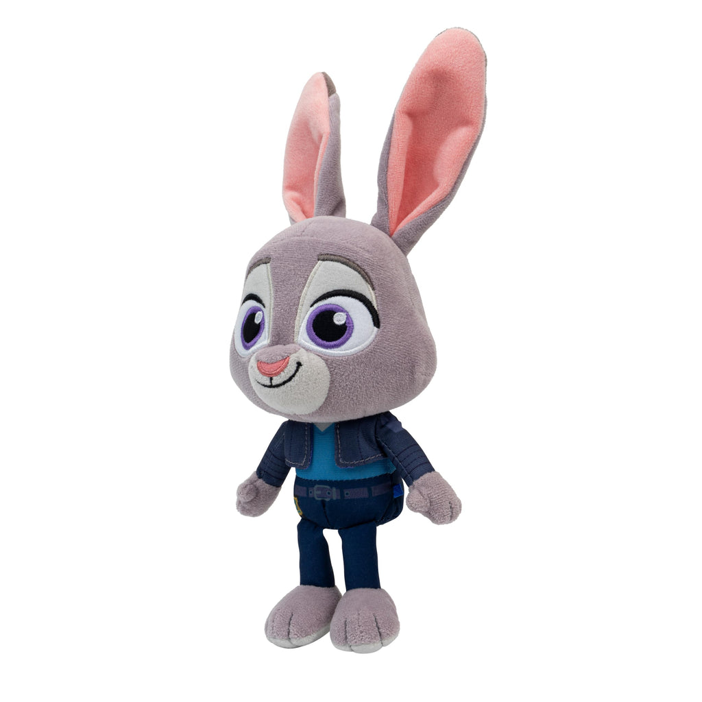 Jazwares Disney Zootopia 2 8-Inch Plush Judy Hopps - Ultra-Soft Stuffed Animal for Kids 3+