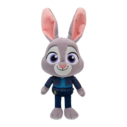 Jazwares Disney Zootopia 2 8-Inch Plush Judy Hopps - Ultra-Soft Stuffed Animal for Kids 3+