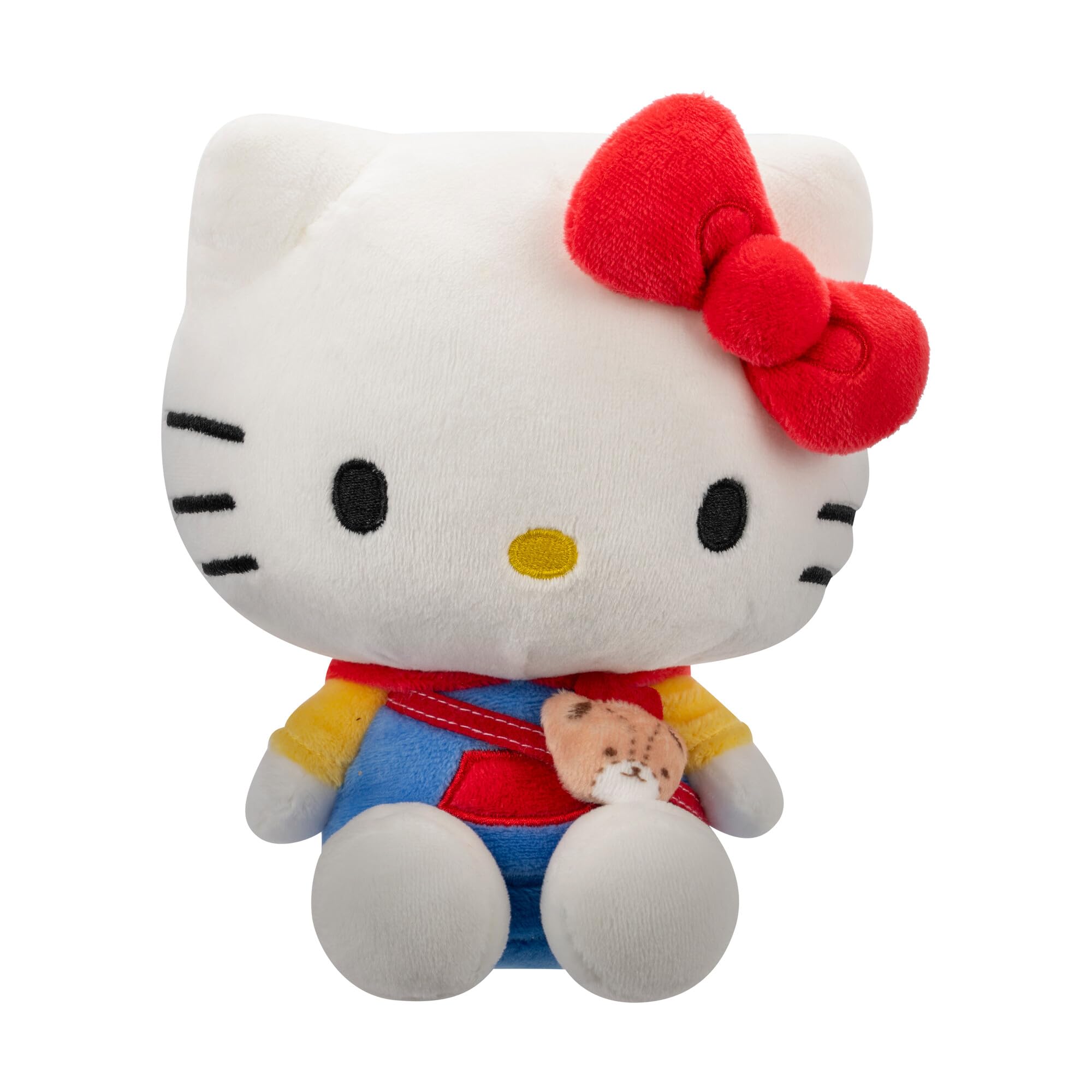 Jazwares Hello Kitty Series 1 Plush - Hoodie Fashion with Tiny Chum Accessory - 8 Inch Super Soft Sanrio Plush
