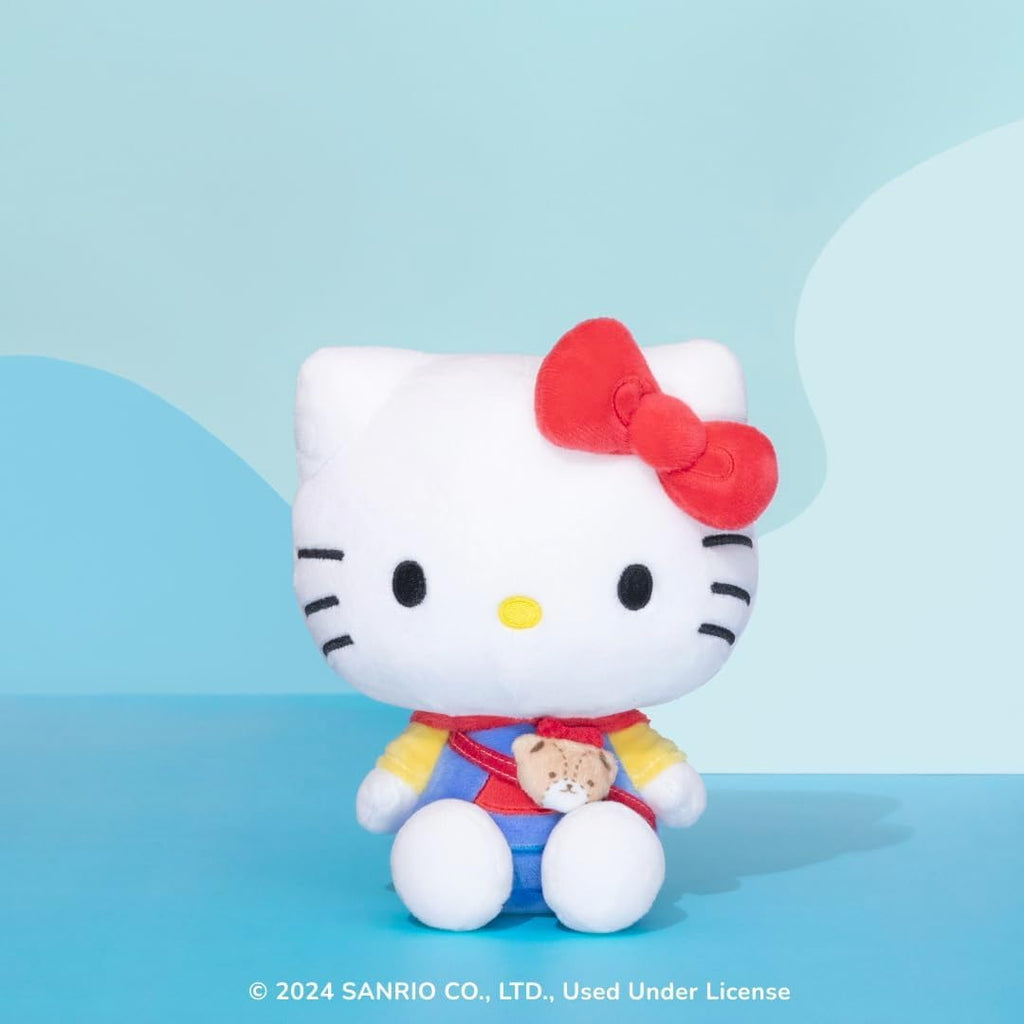 Jazwares Hello Kitty Series 1 Plush - Hoodie Fashion with Tiny Chum Accessory - 8 Inch Super Soft Sanrio Plush