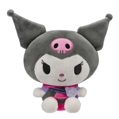 Jazwares Kuromi Series 1 Plush – 8-Inch Hoodie Fashion with Baku Accessory, Officially Licensed Sanrio