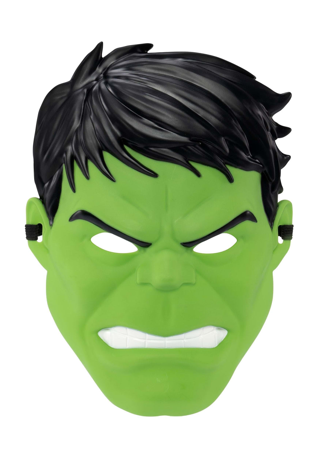 Jazwares Marvel Hulk Youth Mask – 3D Plastic with Elastic Strap, Standard Size Green