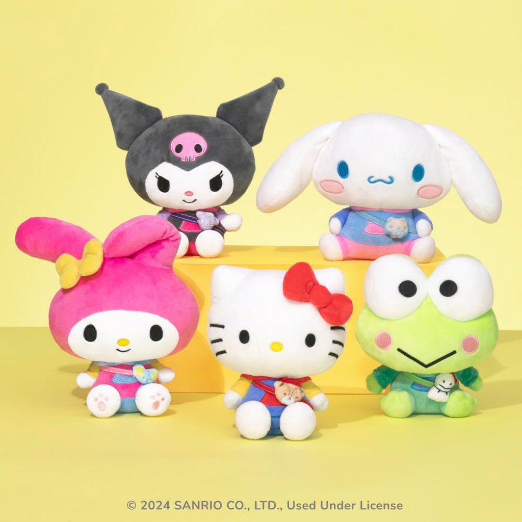 Jazwares My Melody Series 1 Plush Hoodie with Friend Flat - 8 Inch Sanrio
