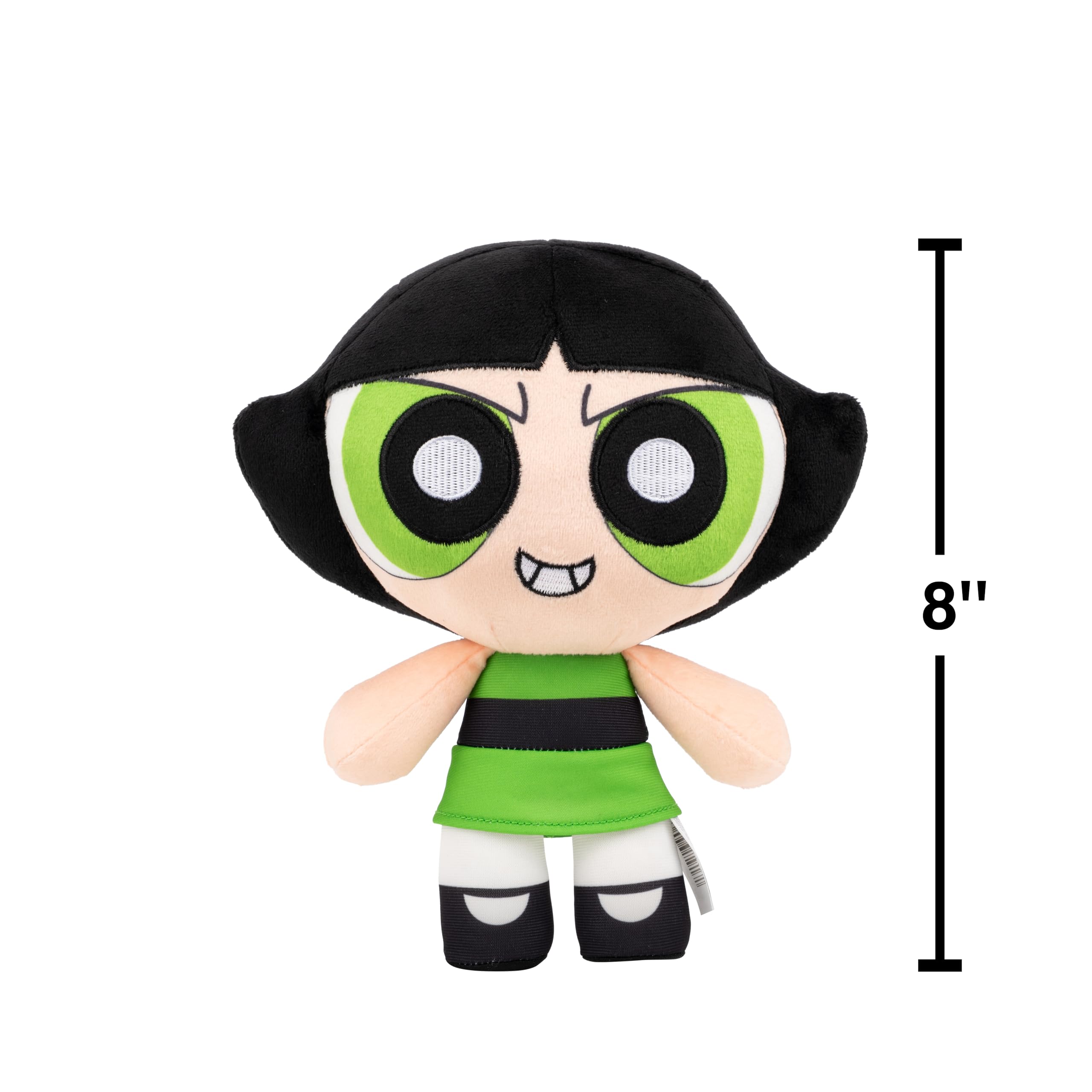 Jazwares Powerpuff Girls Buttercup 8-Inch Plush - Official Soft & Huggable Toy