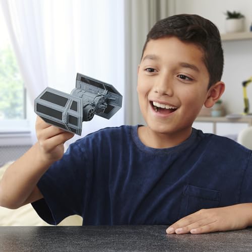 Jazwares Star Wars Micro Galaxy Squadron TIE Bomber – 5-Inch Vehicle with Opening Cockpit and Bomb Bay