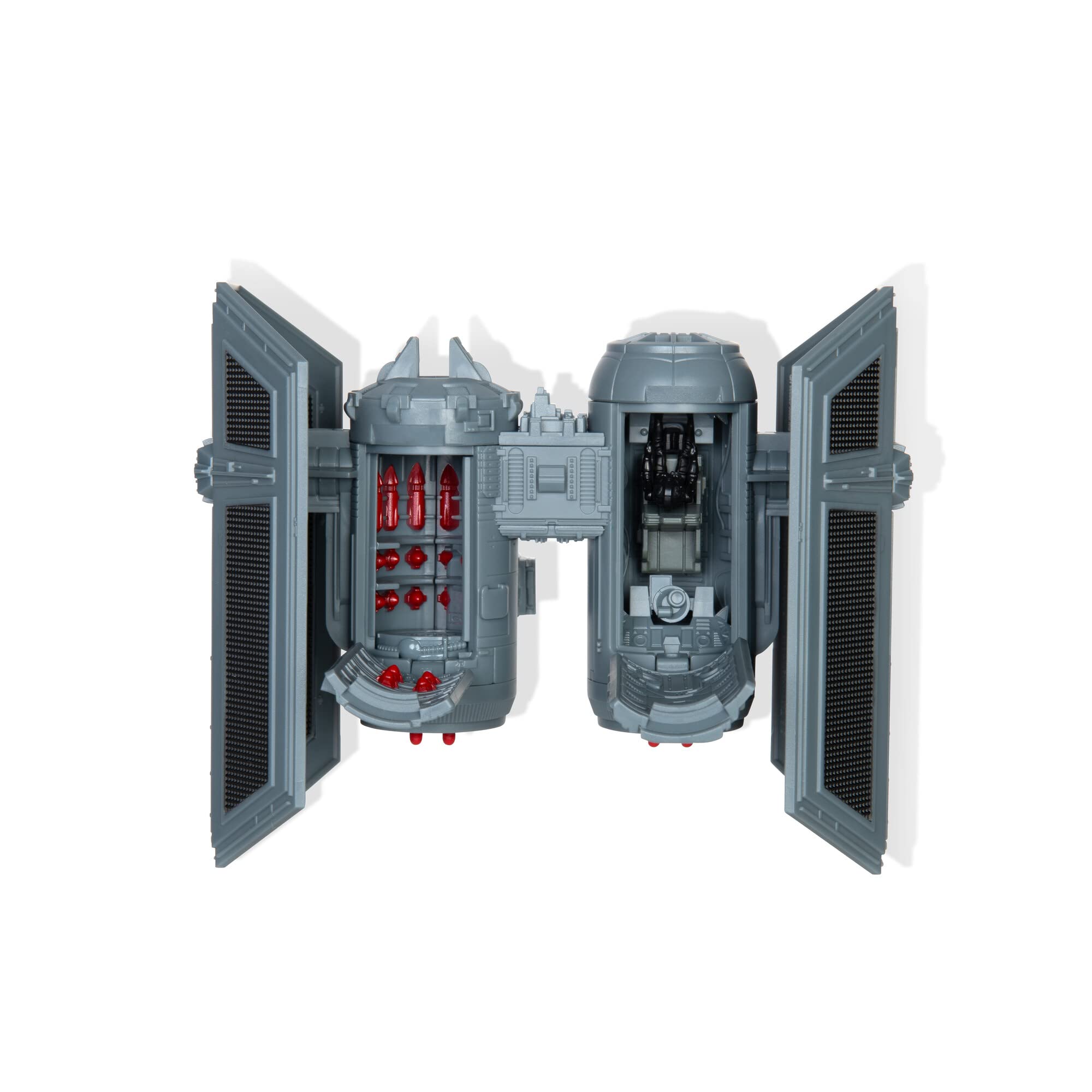 Jazwares Star Wars Micro Galaxy Squadron TIE Bomber – 5-Inch Vehicle with Opening Cockpit and Bomb Bay
