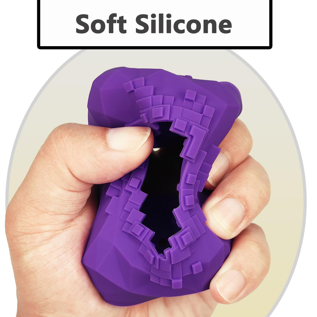 JCHPINE Silicone Cover for Bitzee Magicals - Purple Protective Case with Lanyard