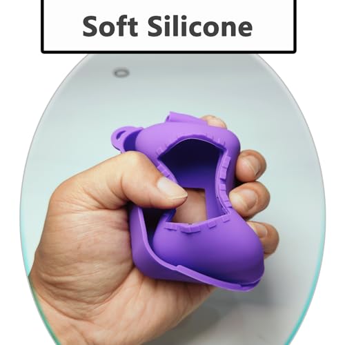 JCHPINE Silicone Cover for Bitzee Original Digital Pet - Purple Protective Case with Hand Strap